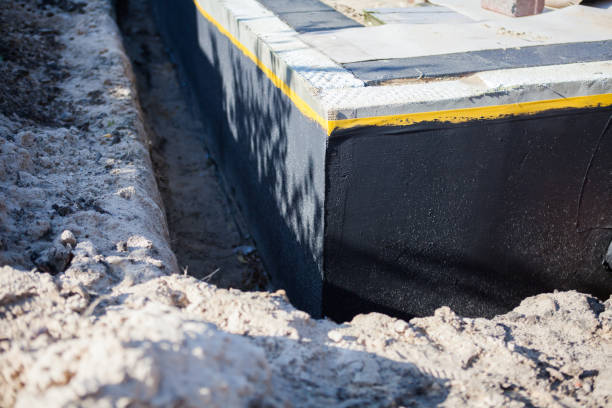Professional Interior Drainage System technician working in Almond, WI